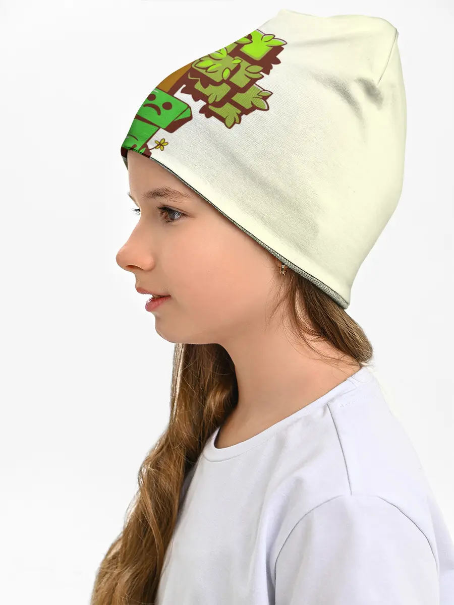 Детская шапка / Майнкрафт, Крипер