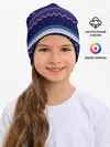 Детская шапка / Яркий узор 2