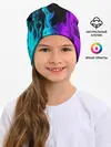 Детская шапка / ПЛАМЯ | НЕОНОВЫЙ ОГОНЬ