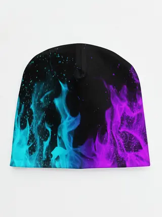 Детская шапка / ПЛАМЯ | НЕОНОВЫЙ ОГОНЬ