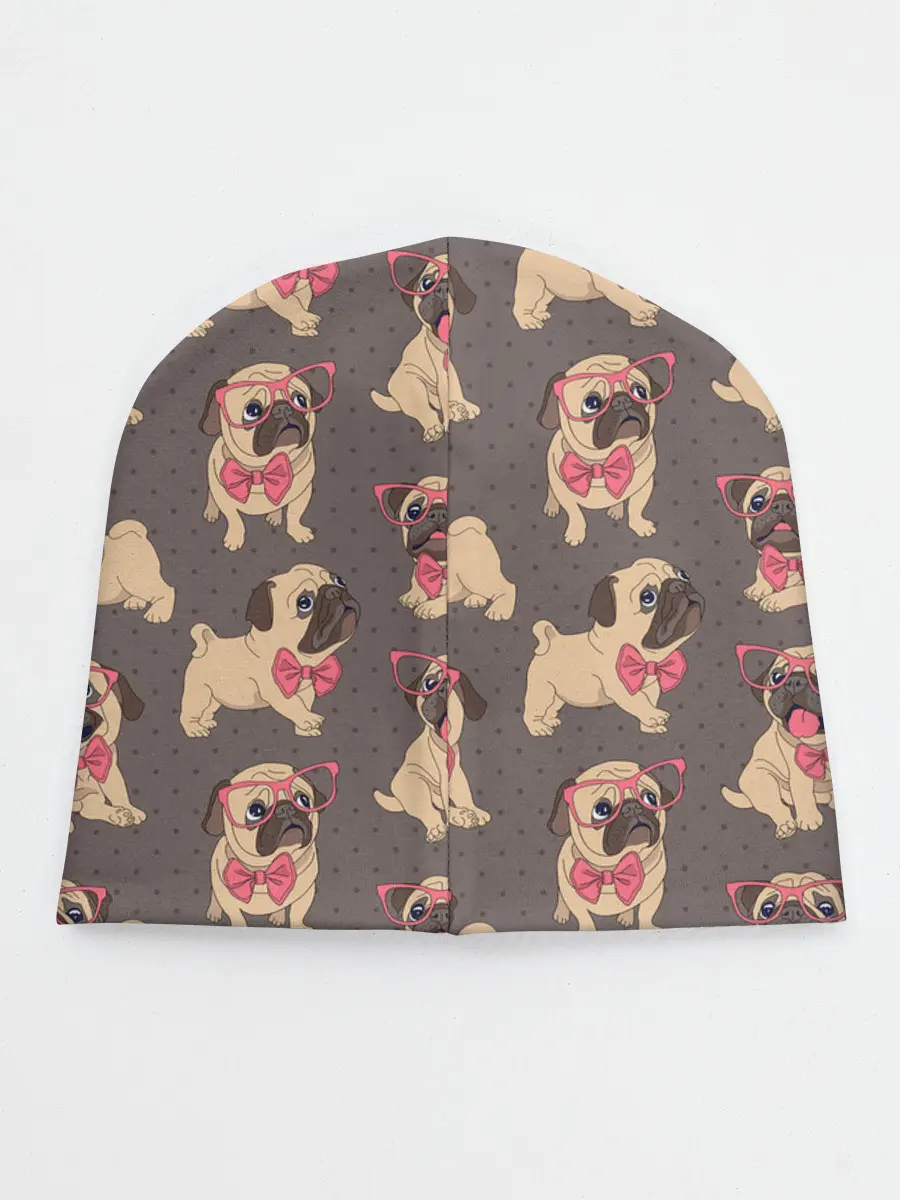 Детская шапка / Мопсы