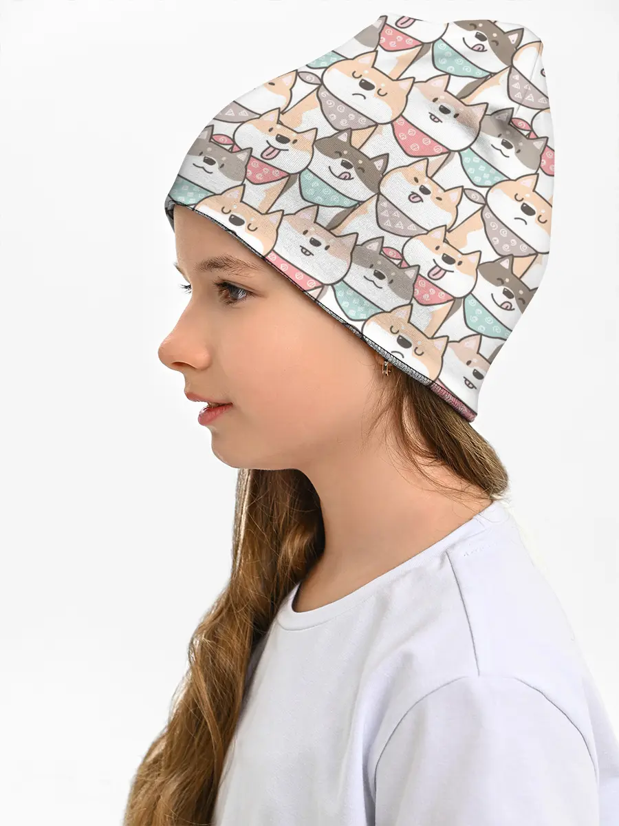 Детская шапка / Шиба Ину