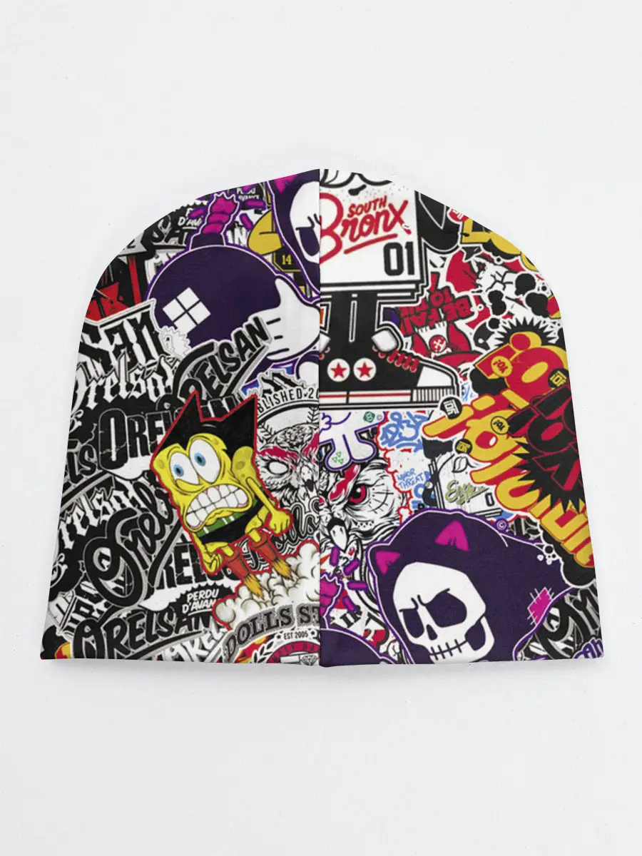 Детская шапка / Stickerbombing New York