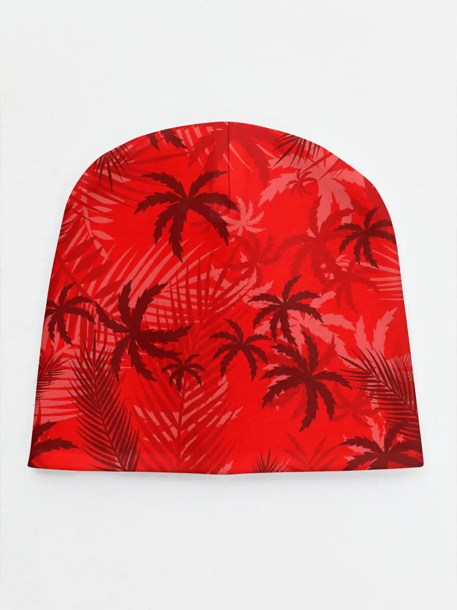 Детская шапка / ПАЛЬМЫ / ТРОПИКИ / ЛЕТО