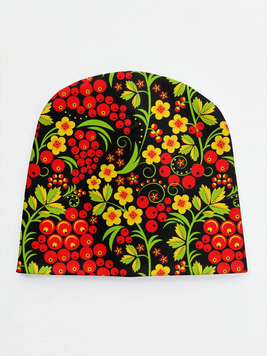 Детская шапка / Хохлома