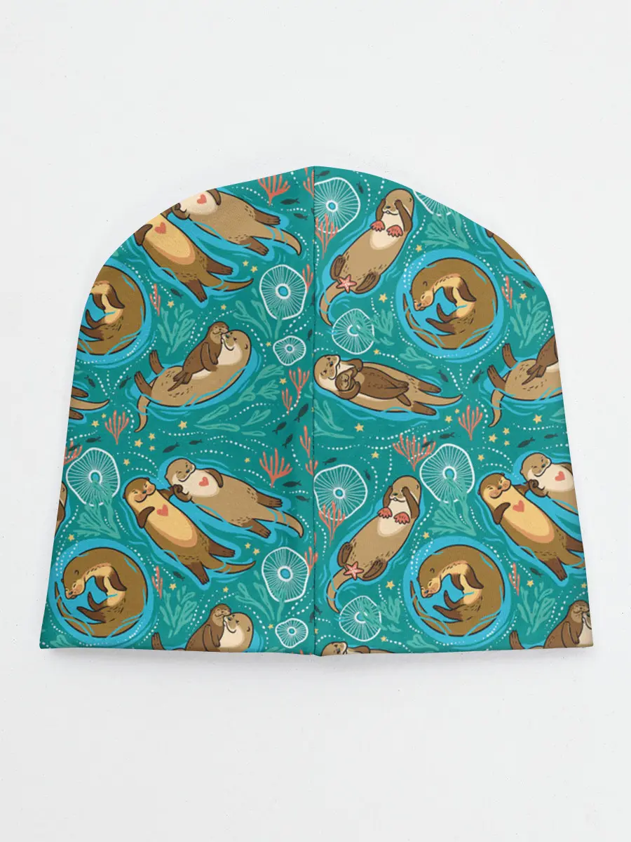 Детская шапка / Весёлые выдры