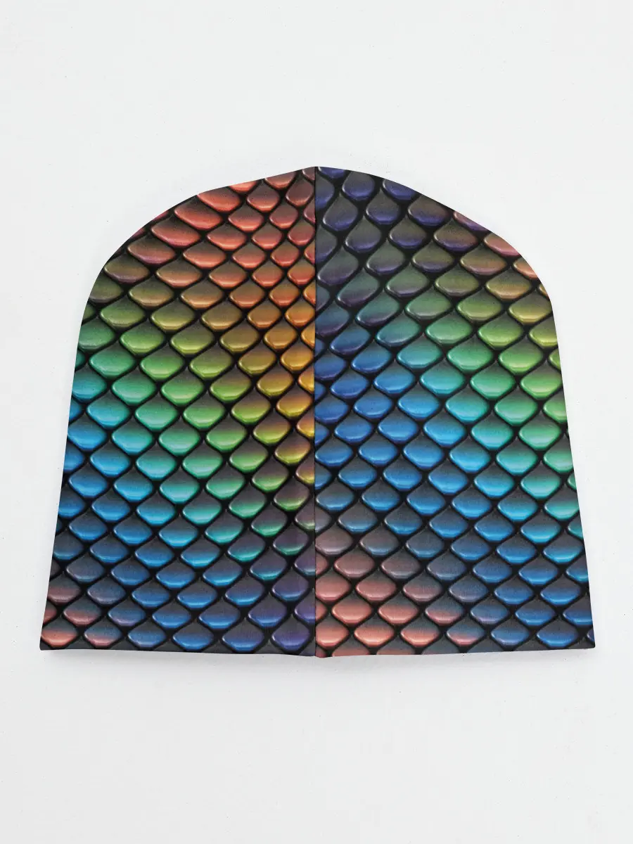 Детская шапка / Радужная чешуя
