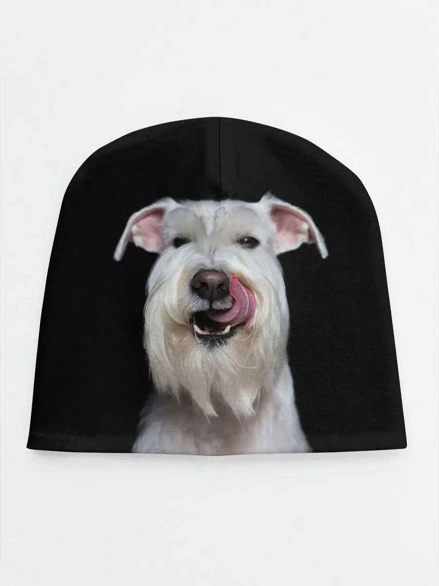 Детская шапка / Белый шнауцер
