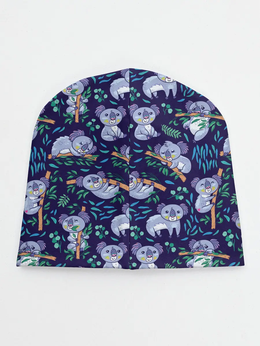 Детская шапка / Фиолетовые коалы