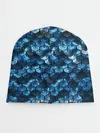 Детская шапка / Синяя чешуя