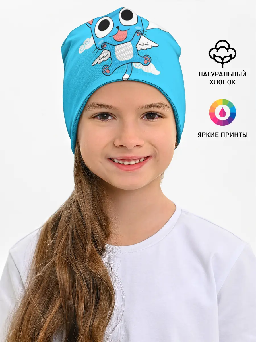 Детская шапка / Happy cat