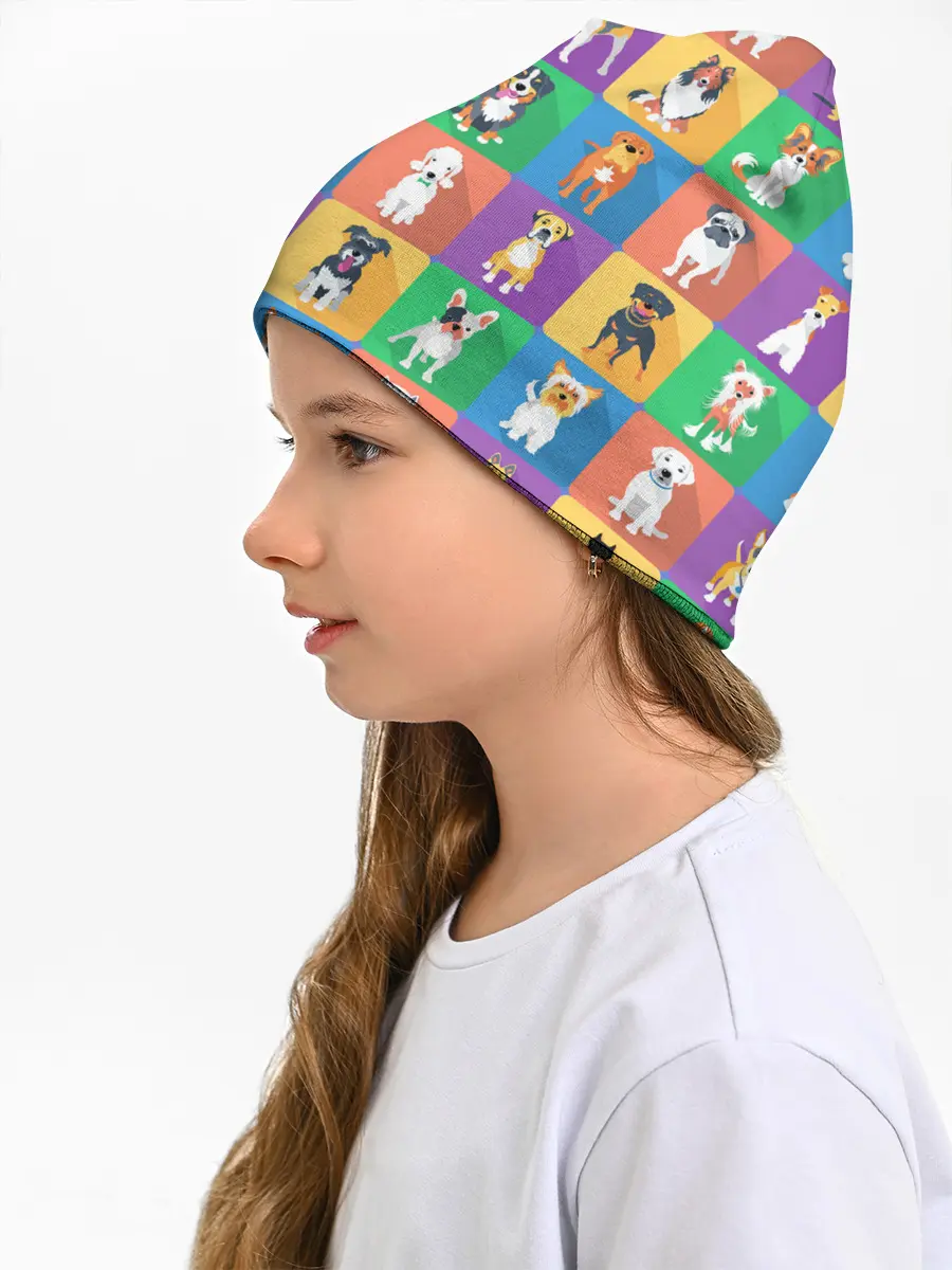 Детская шапка / Забавные собаки