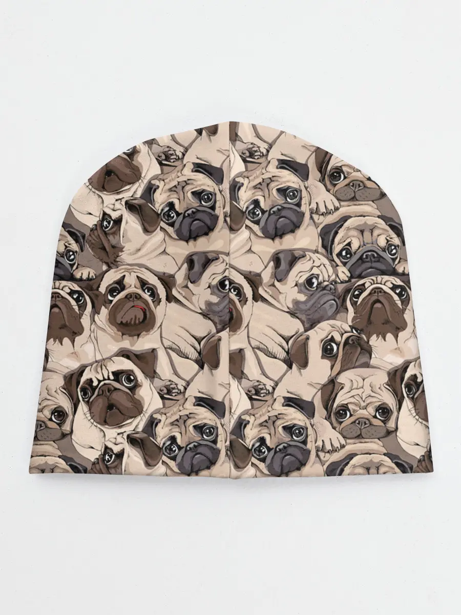 Детская шапка / Мопсы