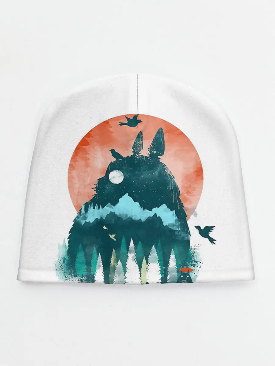 Детская шапка / Силуэт Тоторо