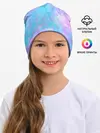 Детская шапка / Мрамор Tie Dye