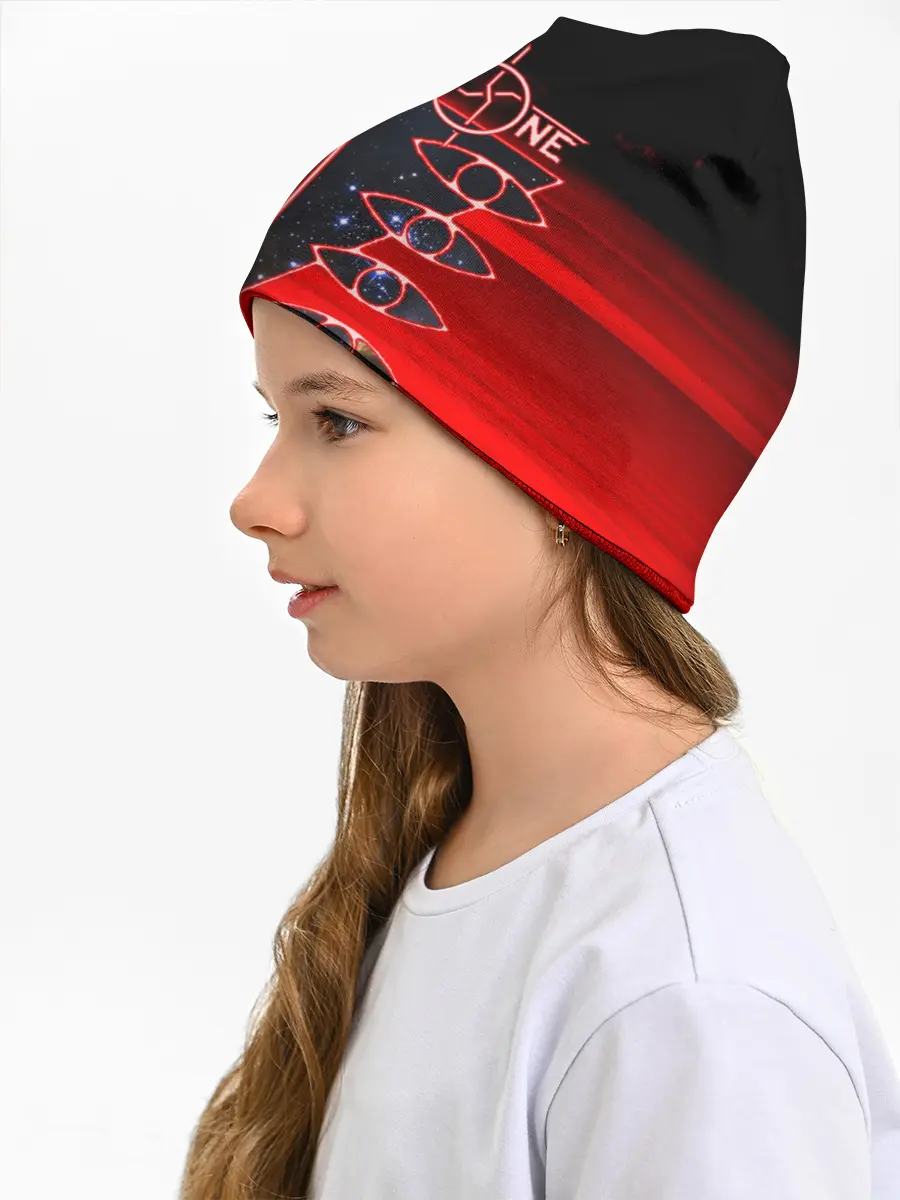 Детская шапка / Красный океан