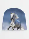 Детская шапка / Белая лошадь
