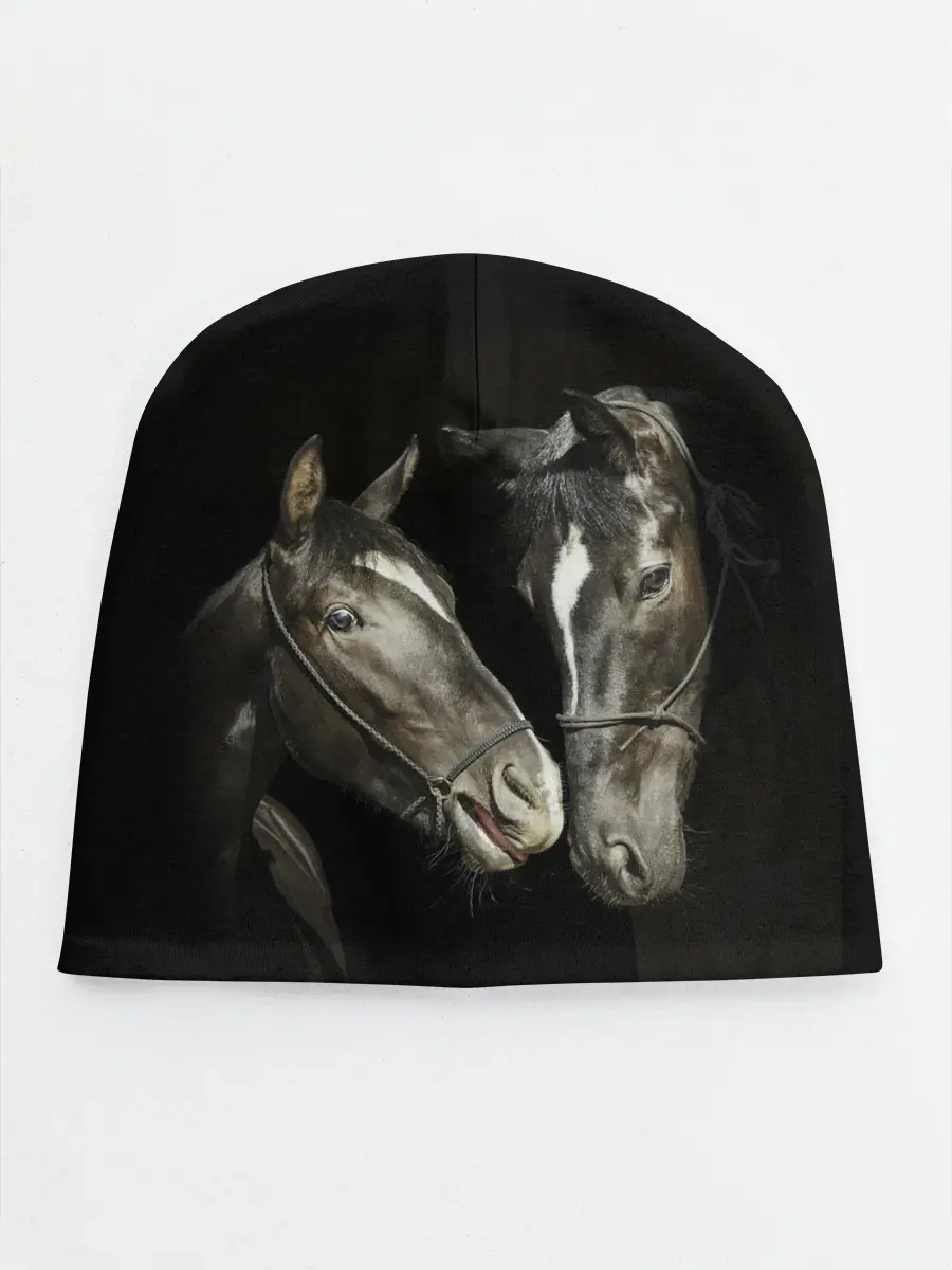 Детская шапка / Лошади