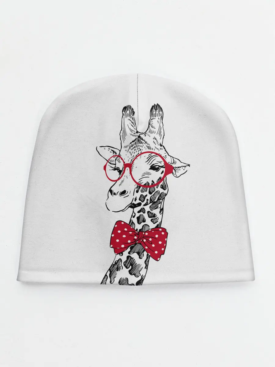 Детская шапка / Жираф