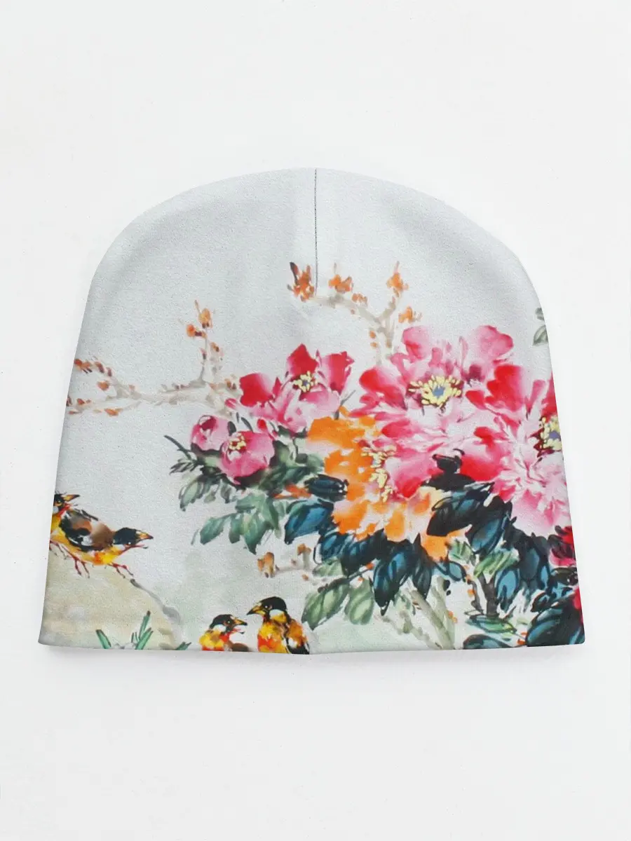 Детская шапка / Японские цветы