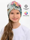 Детская шапка / Японские цветы