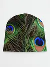 Детская шапка / Перья павлина #1