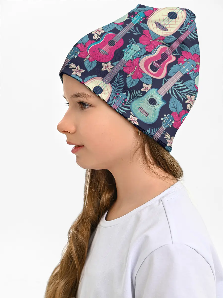 Детская шапка / Укулеле фруктовые