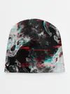 Детская шапка / White flame glitch