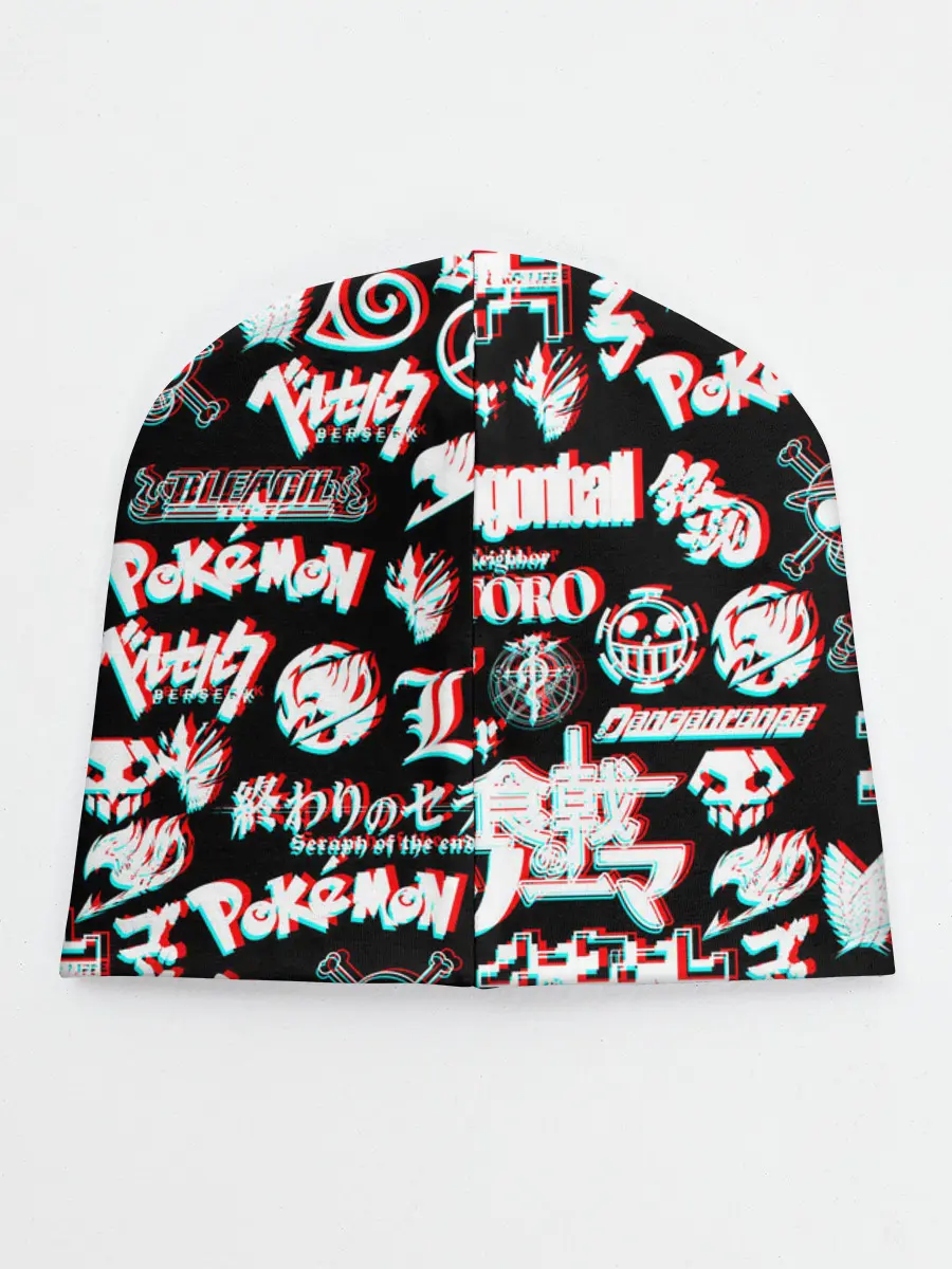 Детская шапка / ЛОГО АНИМЕ ГЛИТЧ