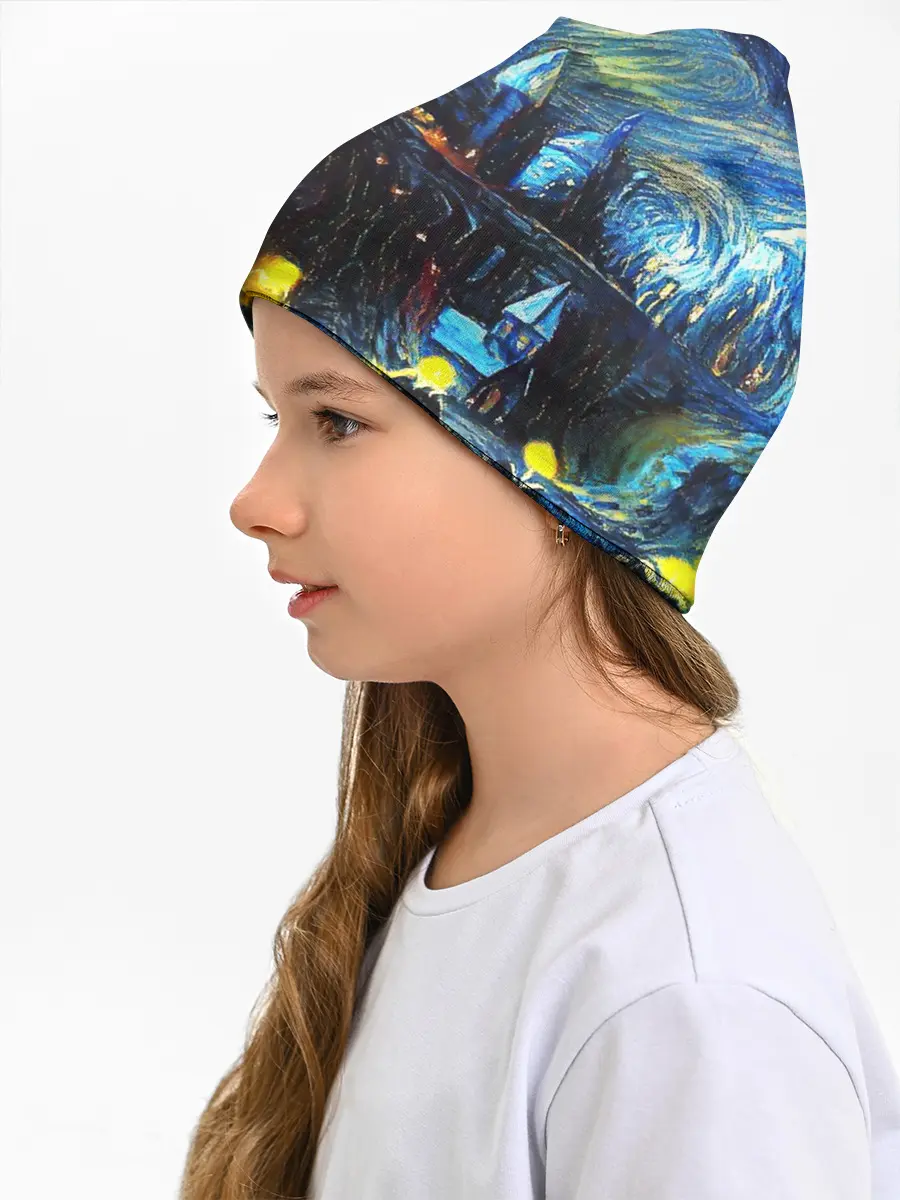 Детская шапка / Картина в стиле Вангога