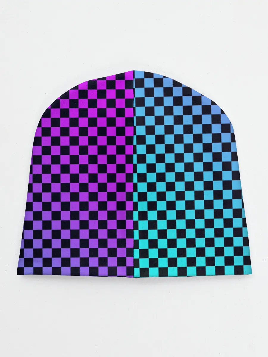 Детская шапка / Checkerboard gradient