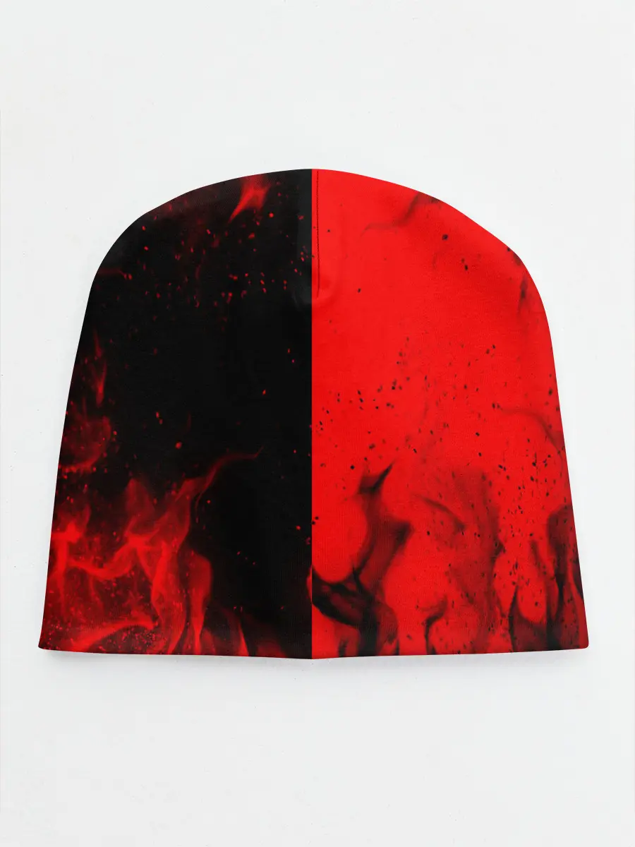 Детская шапка / BLACK RED FIRE