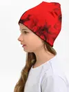 Детская шапка / BLACK RED FIRE
