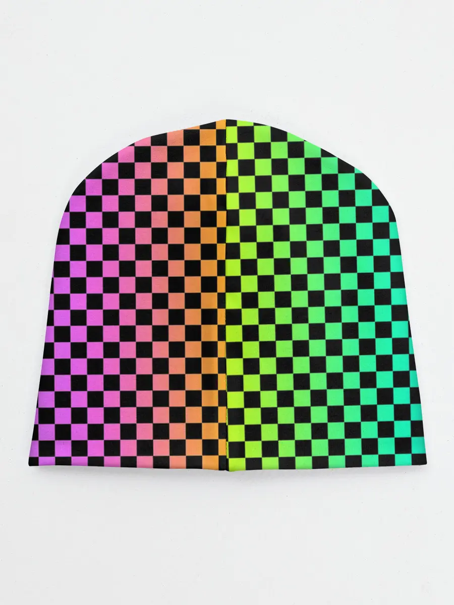 Детская шапка / Checkerboard Color