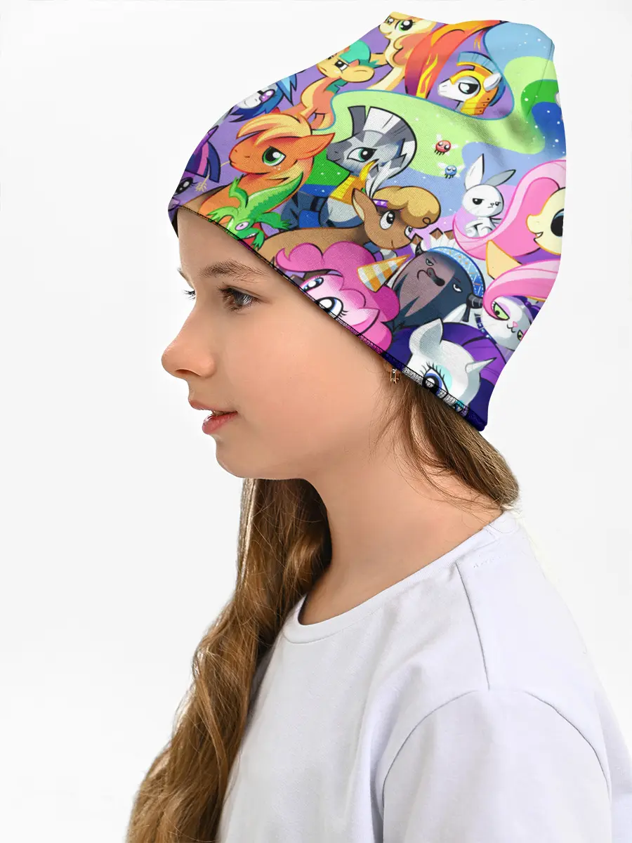 Детская шапка / МАЛЕНЬКИЕ ПОНИ