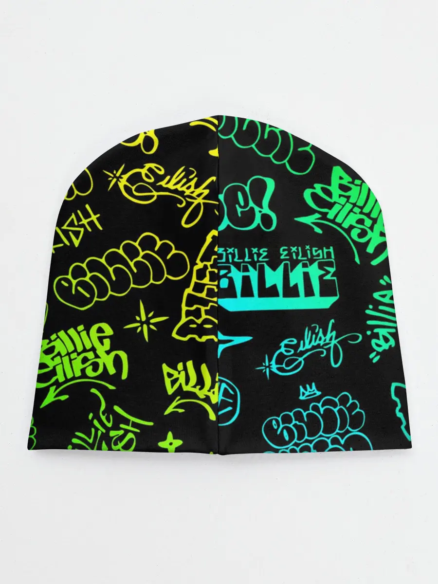 Детская шапка / Billie Eilish Graffiti gradien