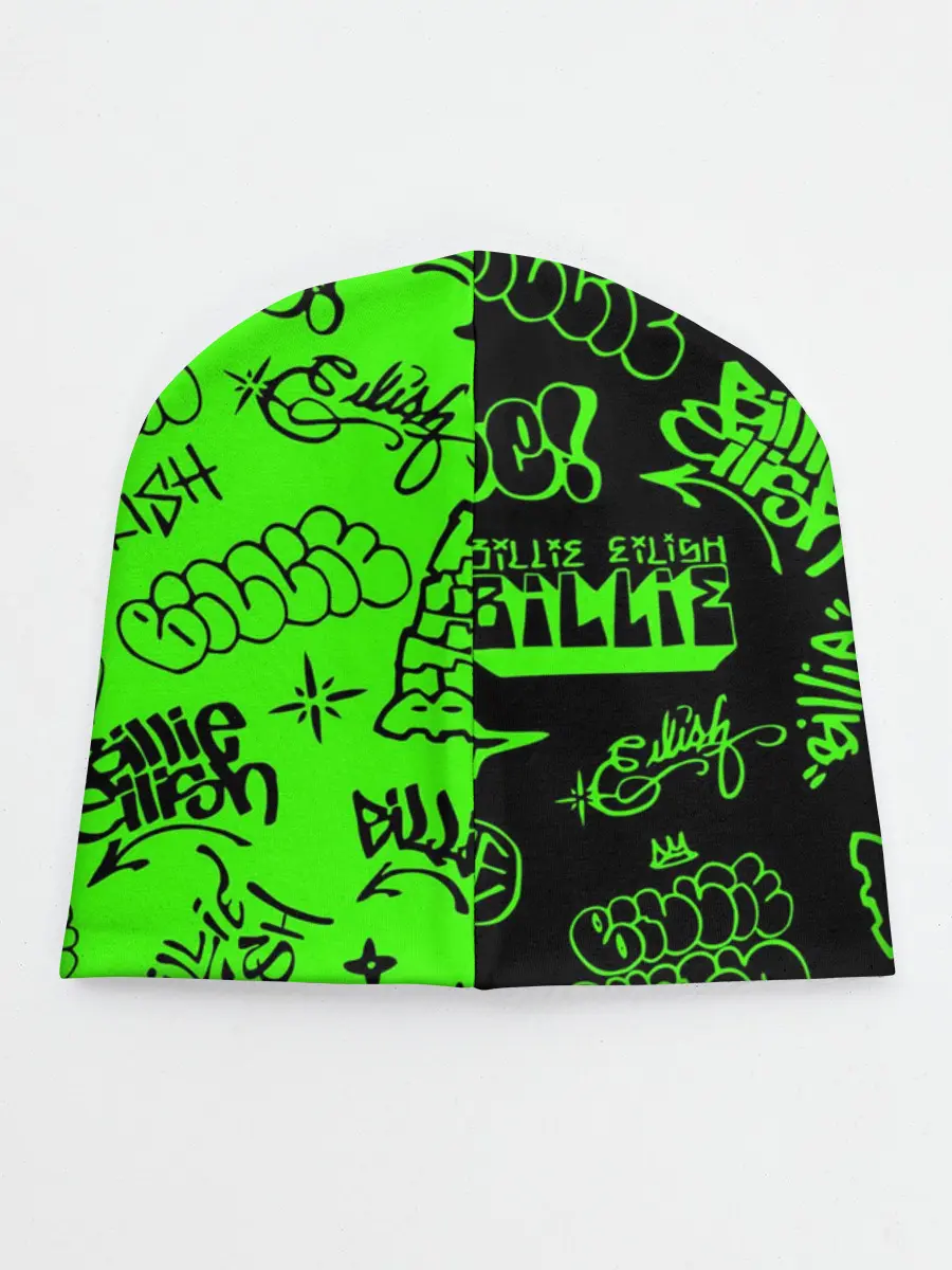 Детская шапка / Billie Eilish Graffiti two col