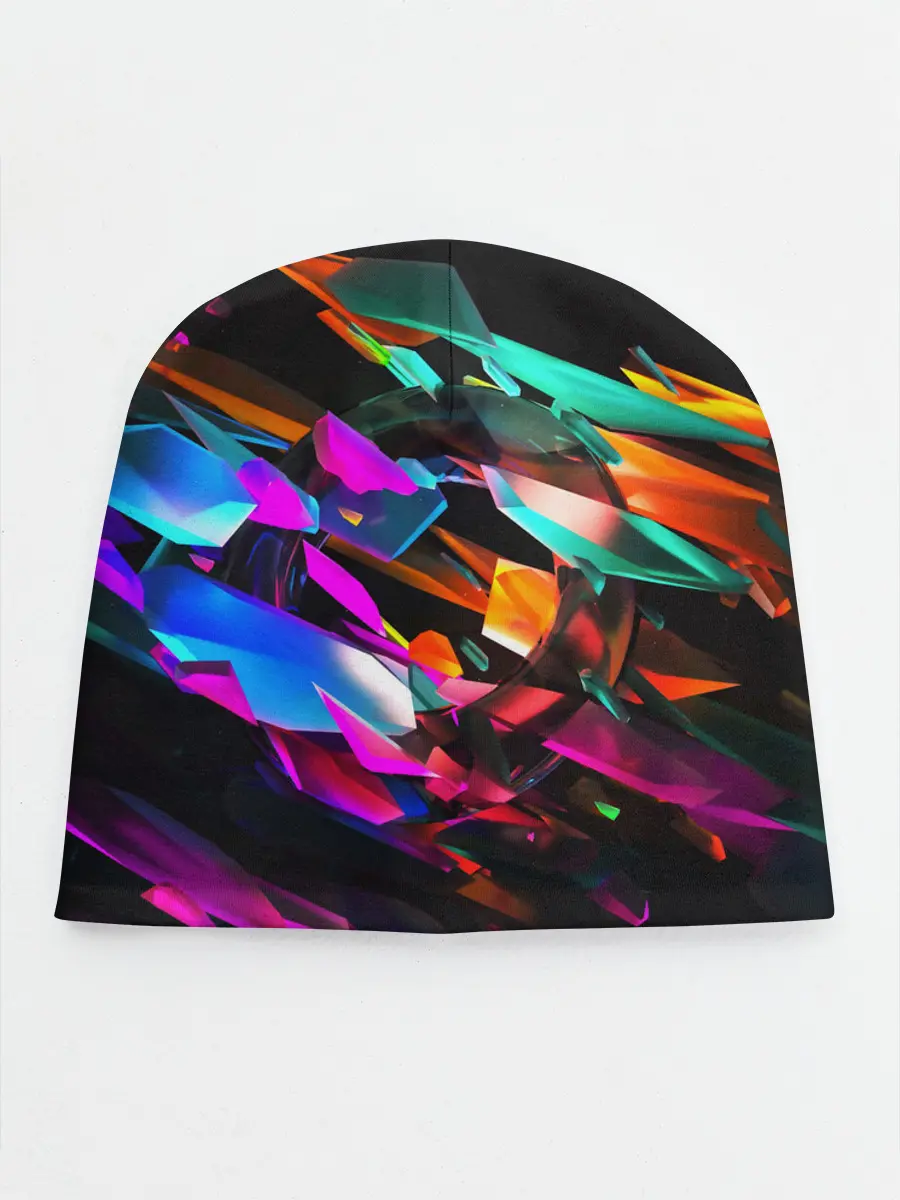 Детская шапка / АБСТРАКЦИЯ НЕОНОВАЯ