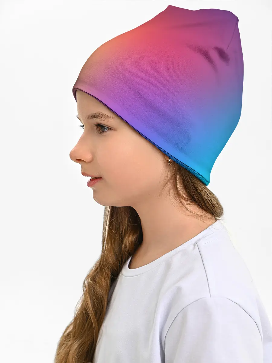 Детская шапка / Abstract gradient colors