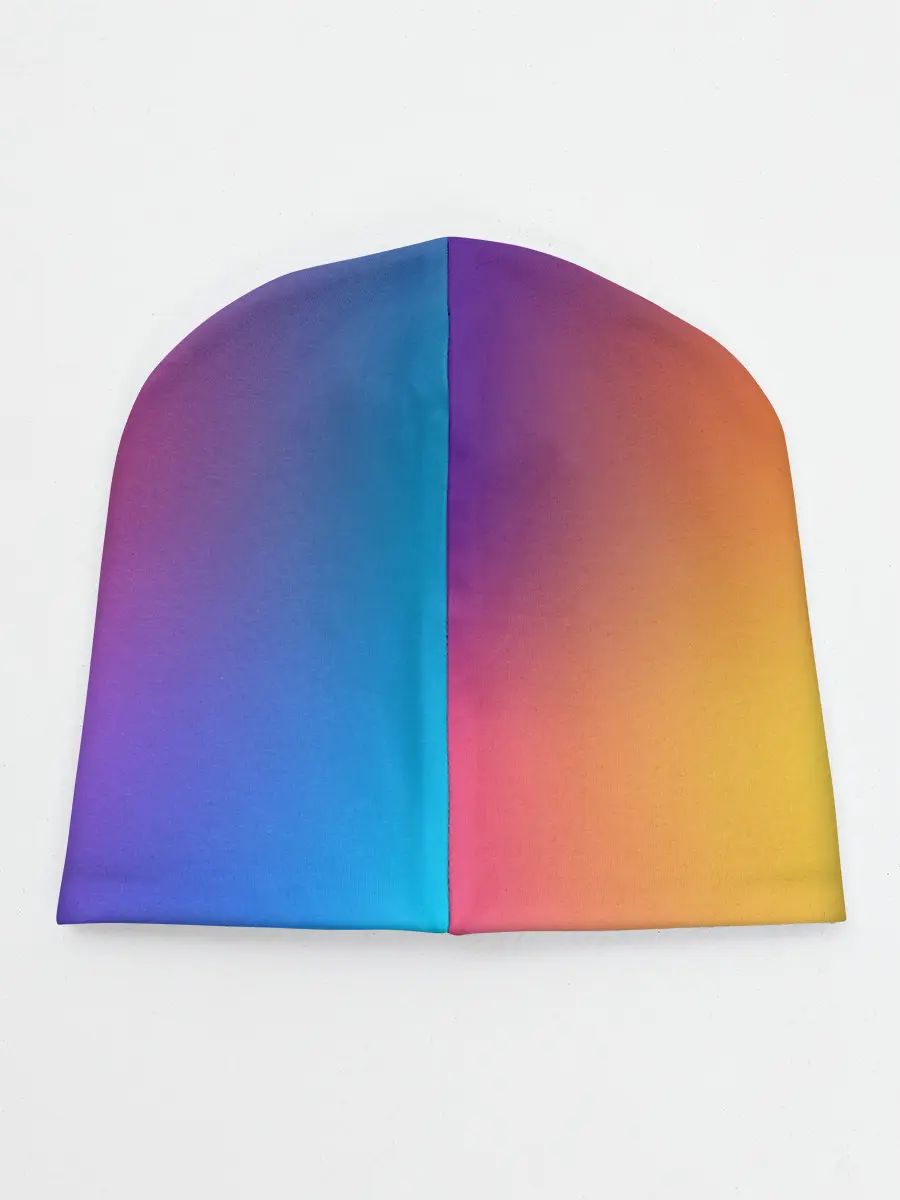 Детская шапка / Abstract gradient colors