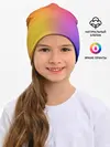 Детская шапка / Abstract gradient colors