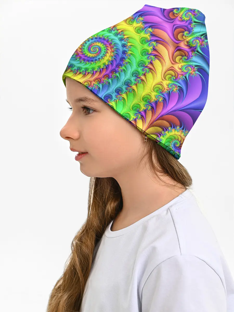 Детская шапка / ФРАКТАЛЬНЫЙ АБСТРАКТ