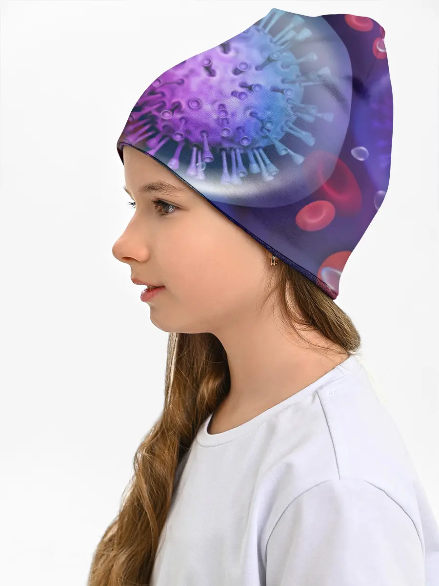 Детская шапка / Лейкоциты и клетка