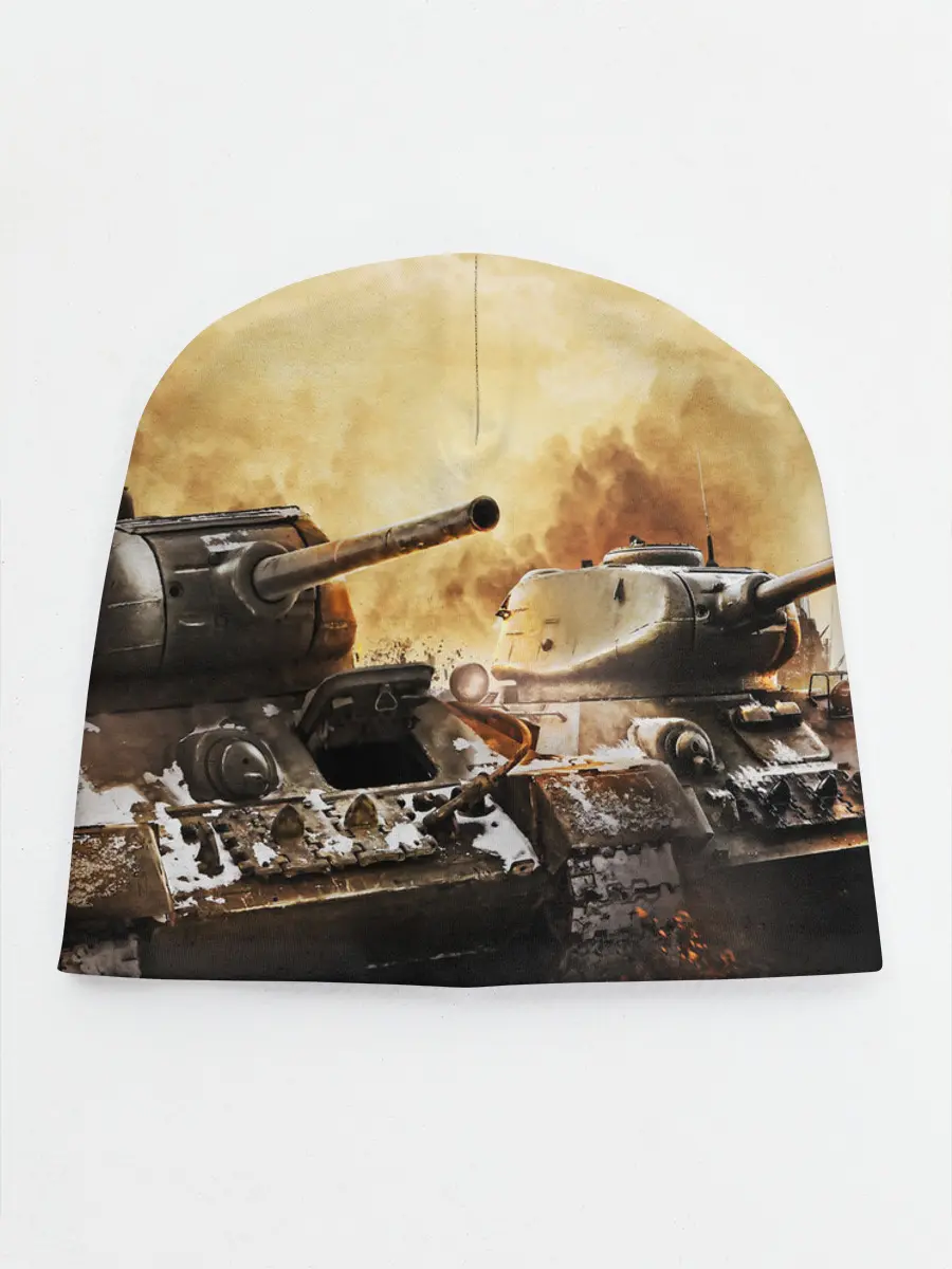 Детская шапка / танки