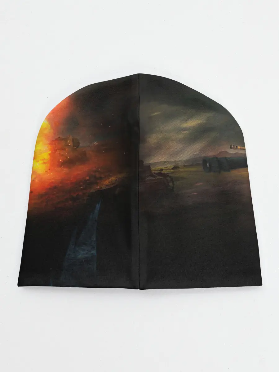 Детская шапка / ТАНК В ОГНЕ