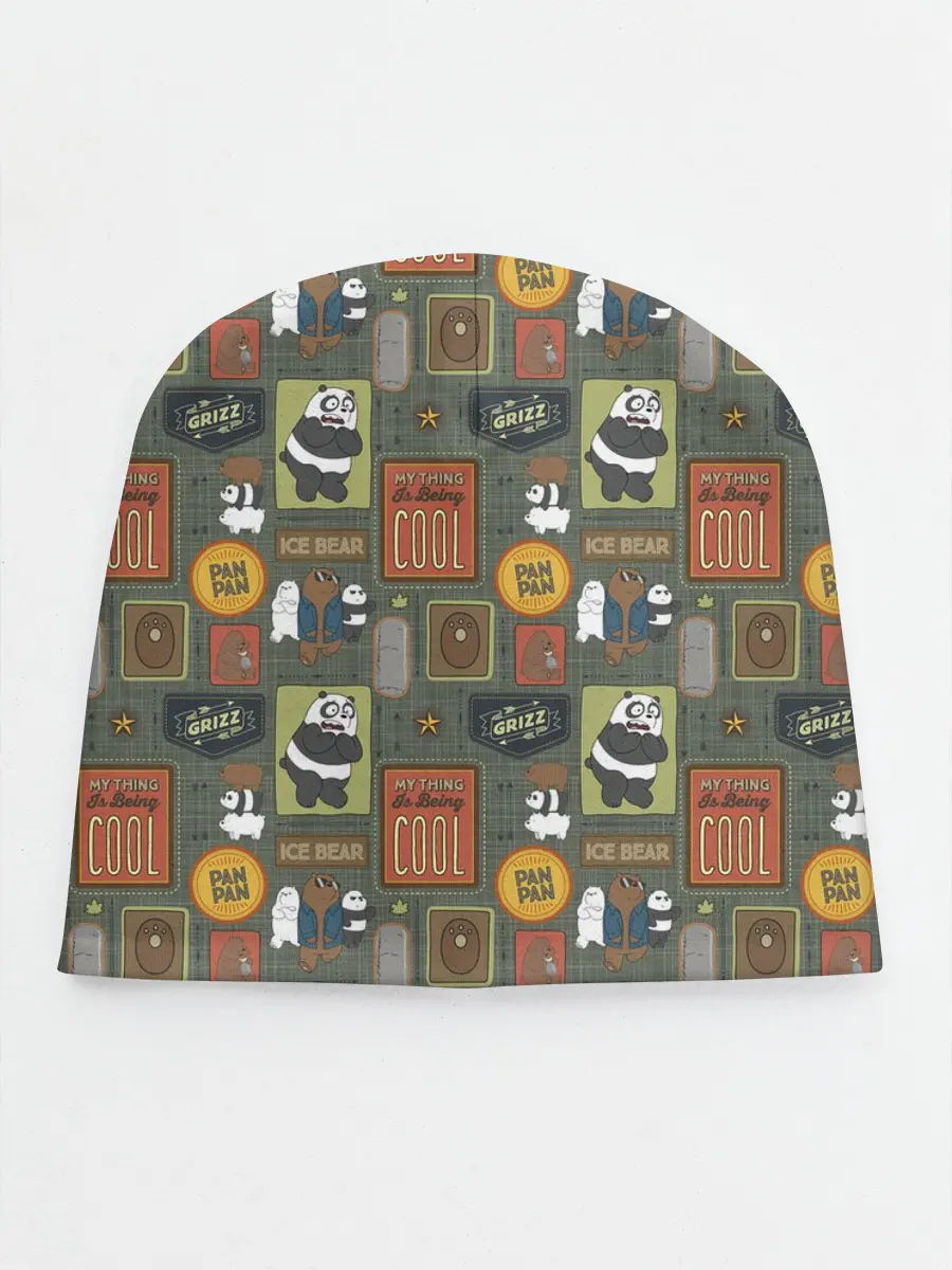 Детская шапка / Клевые медведи