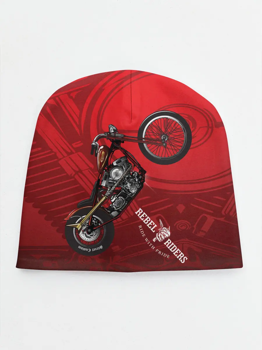 Детская шапка / Vintage chopper motorcycle
