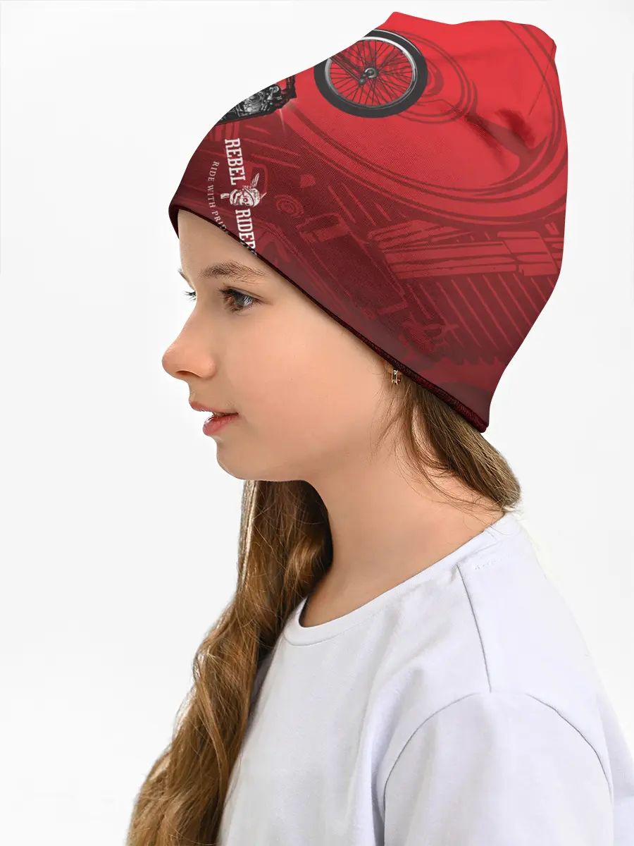 Детская шапка / Vintage chopper motorcycle