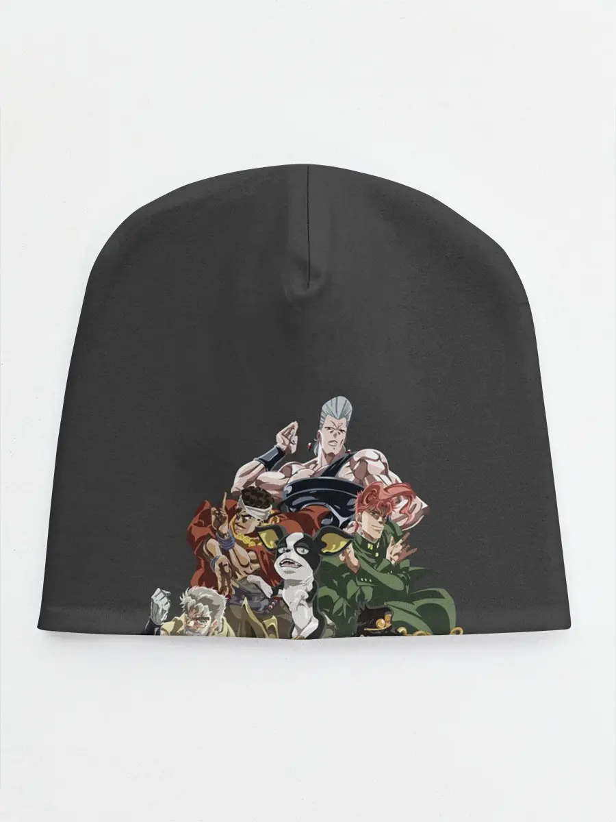 Детская шапка / Герои JoJo на сером