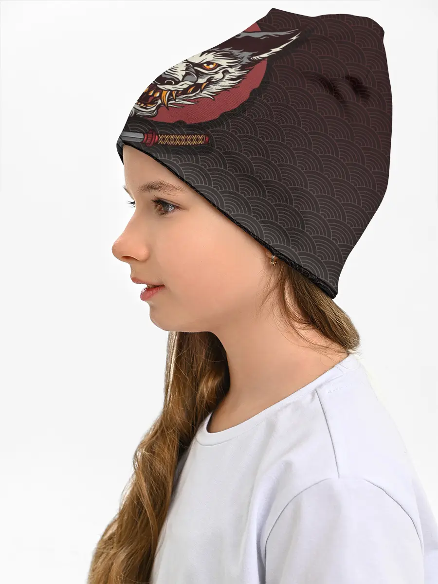 Детская шапка / Японский волк